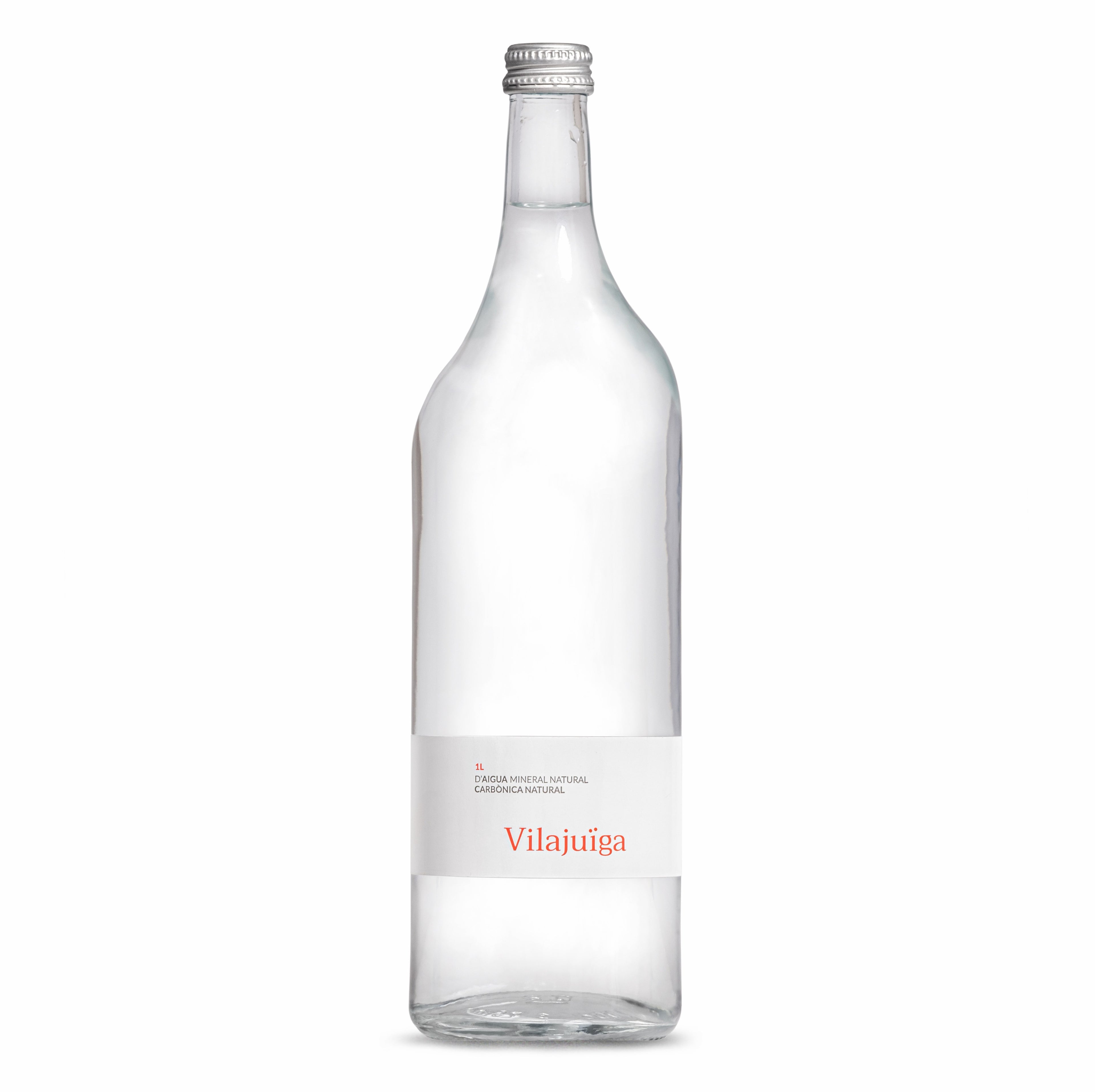 Vilajuïga Natural Sparkling Mineral Water — 1 L Glass | Artisanal Aqua