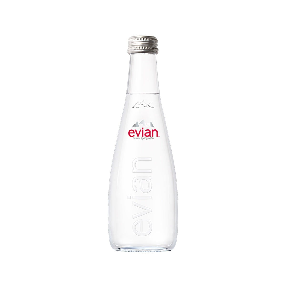 Evian Still Spring Water — 330 ml Glass | Artisanal Aqua