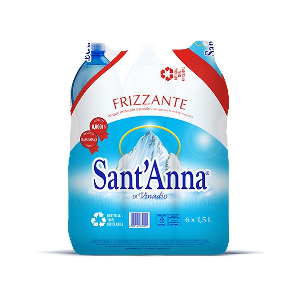Sant'Anna Sparkling Mineral Water — 1.5 L PET