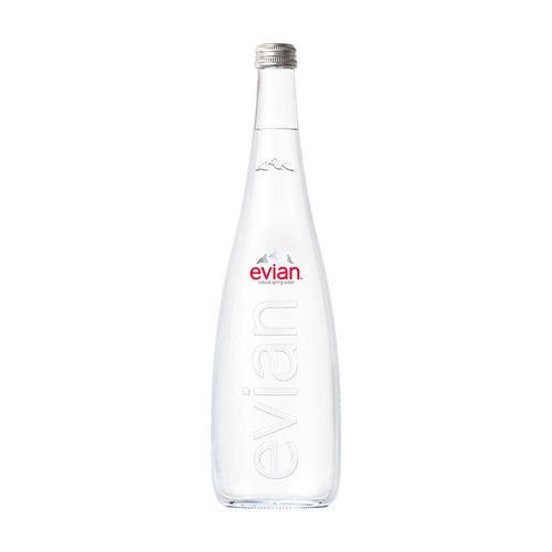 Evian Still Spring Water — 750 ml Glass | Artisanal Aqua
