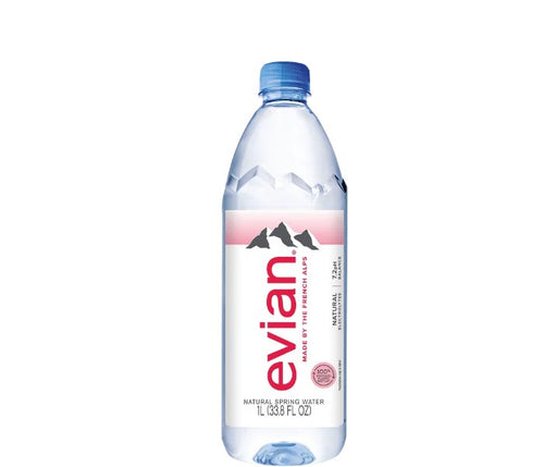Evian Still Spring Water — 1 L Glass | Artisanal Aqua