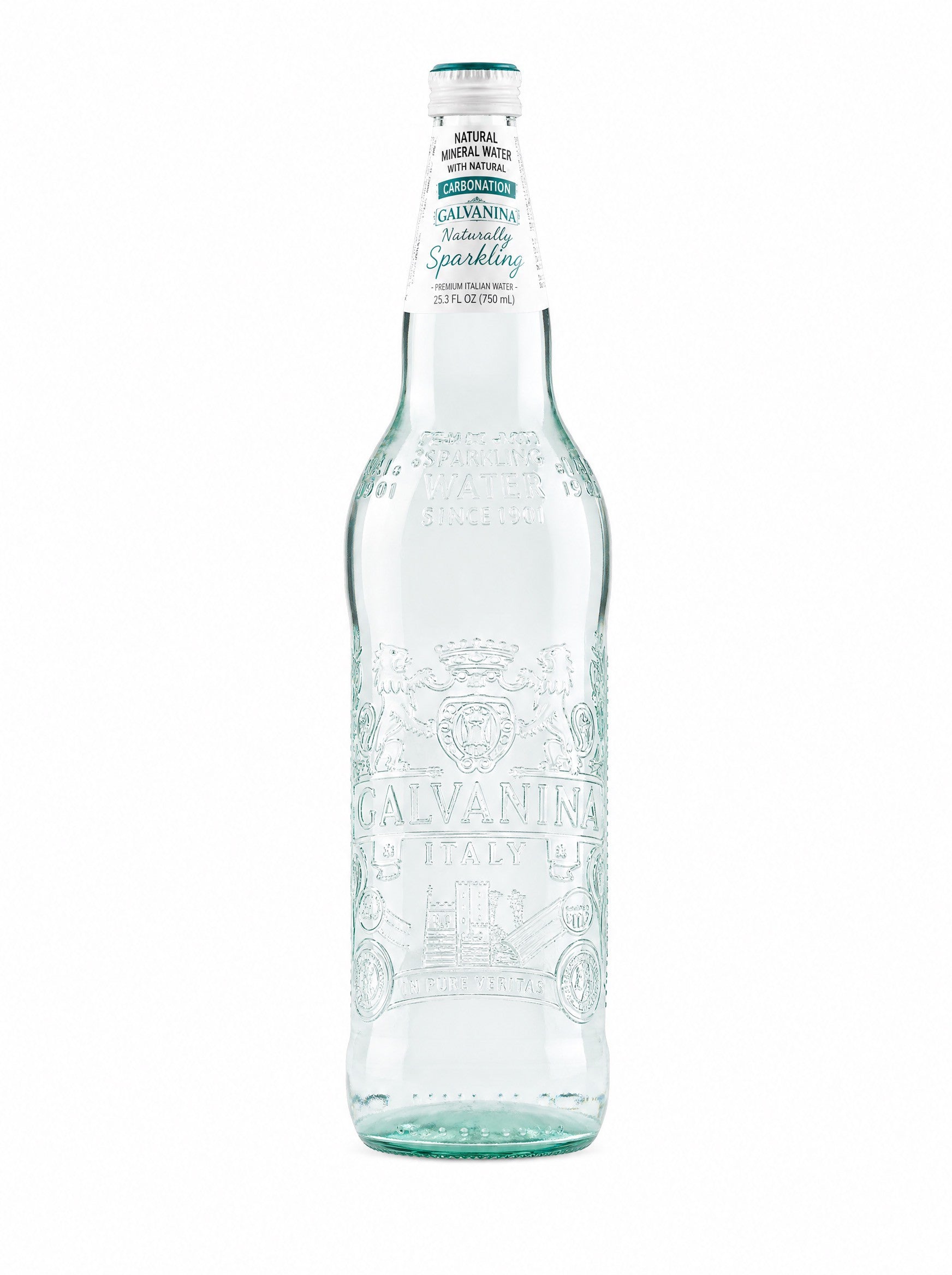 Galvanina Sparkling Natural Mineral Water — 750 ml Glass