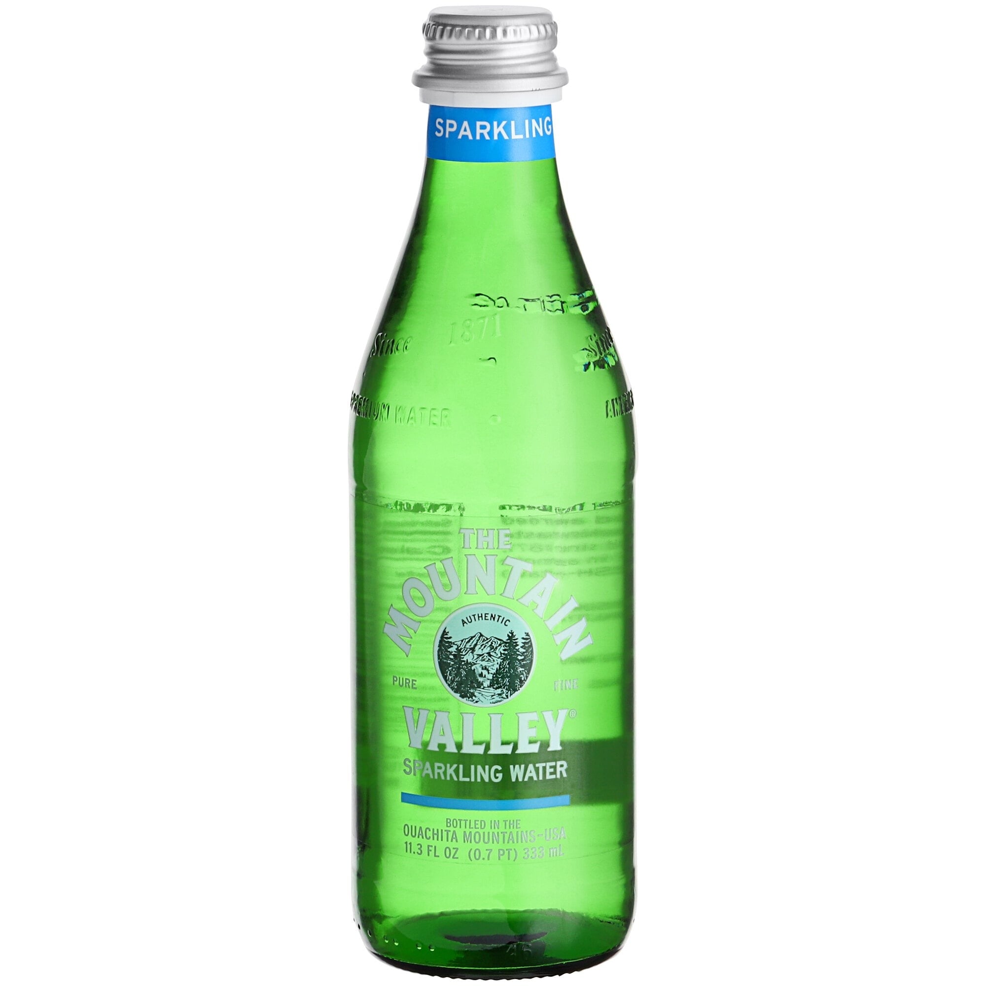 Mountain Valley Sparkling Mineral Water — 333 ml Glass