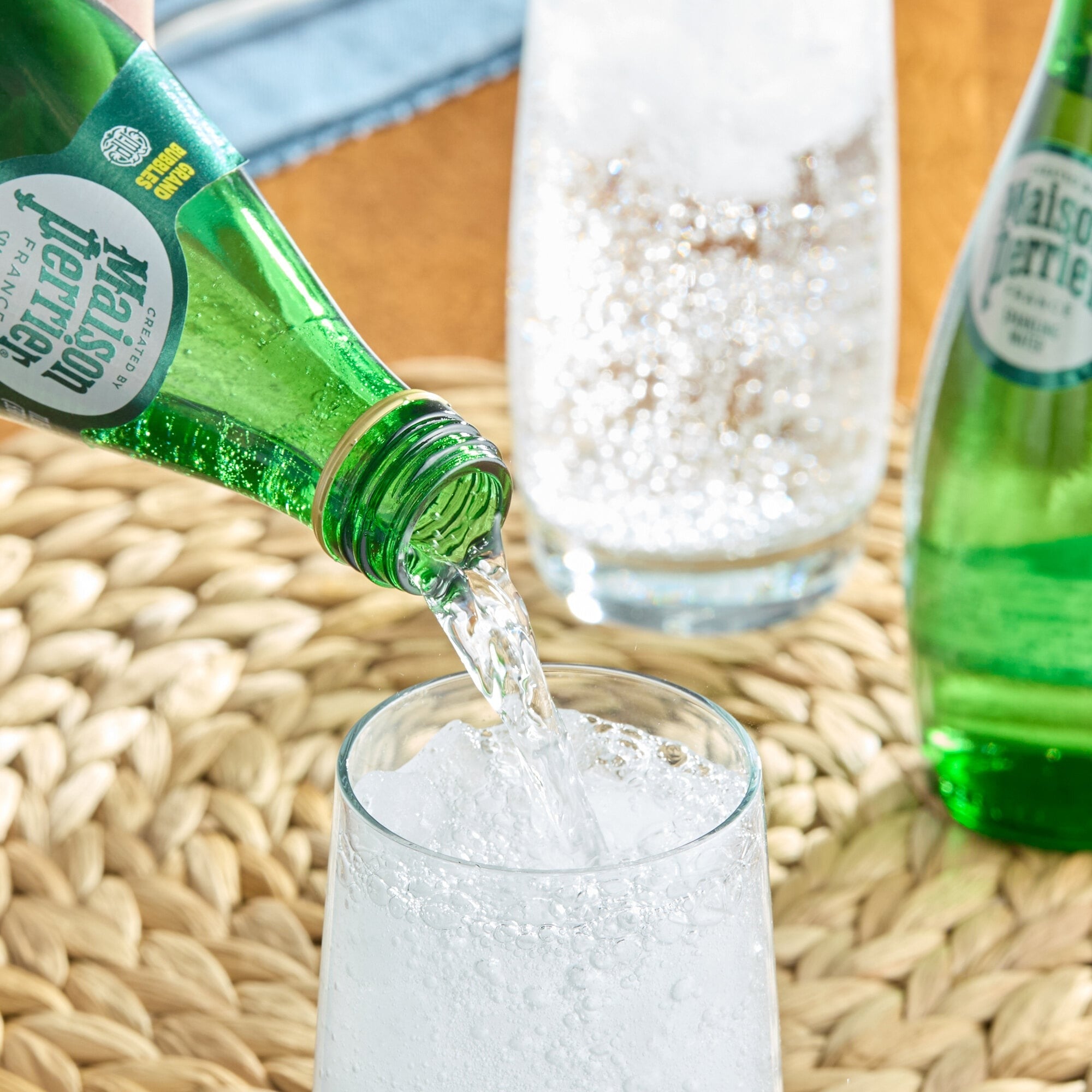 Perrier Carbonated Mineral Water — 330 ml Glass
