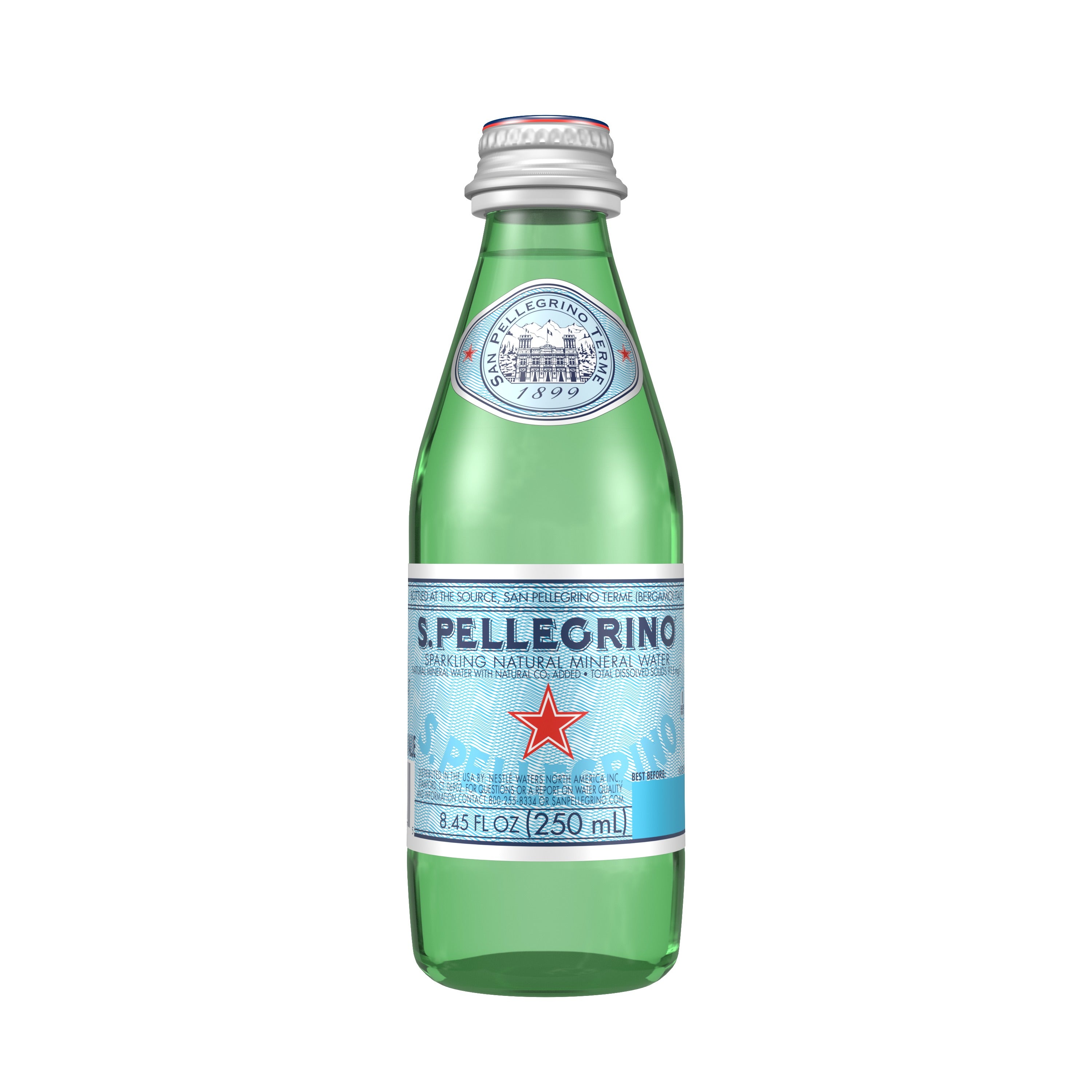 San Pellegrino Sparkling Mineral Water — 250 ml Glass