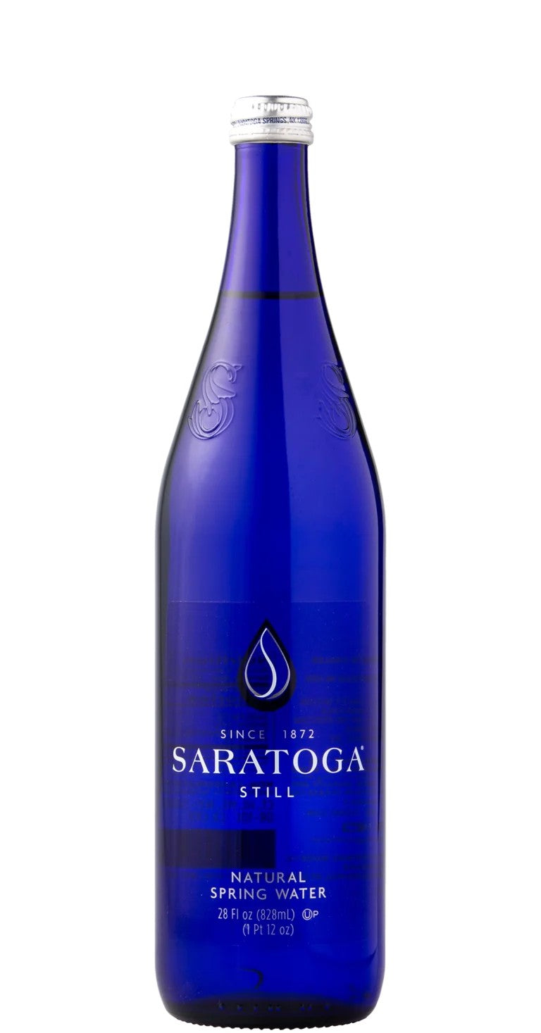 Saratoga Natural Spring Water — 828 ml Glass