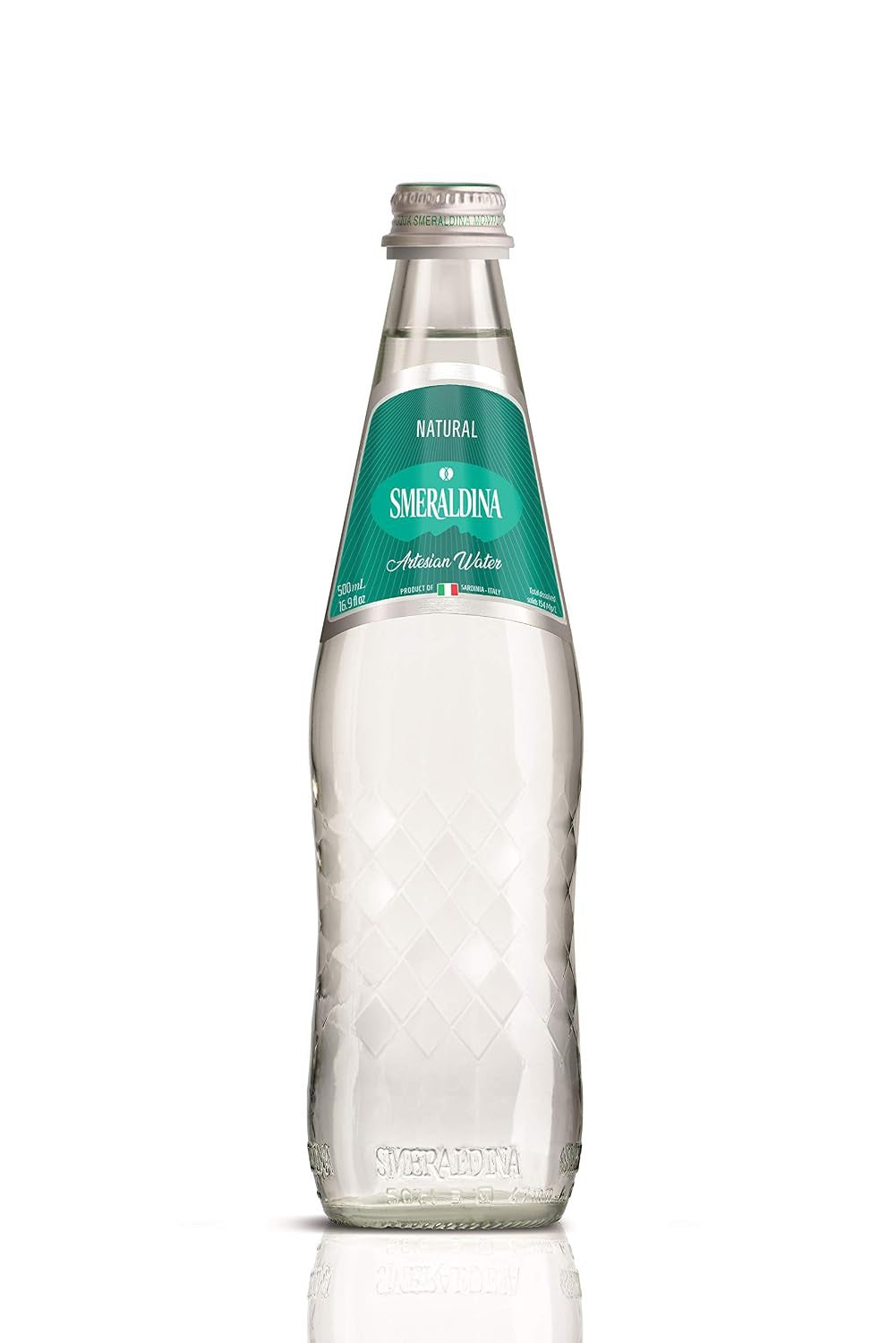 Smeraldina Still Spring Water — 500 ml Glass