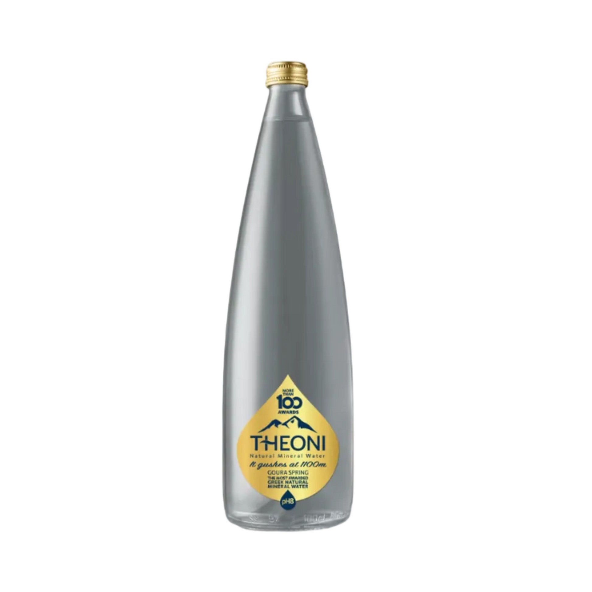 Theoni Still Spring Water — 1 L Glass | Artisanal Aqua