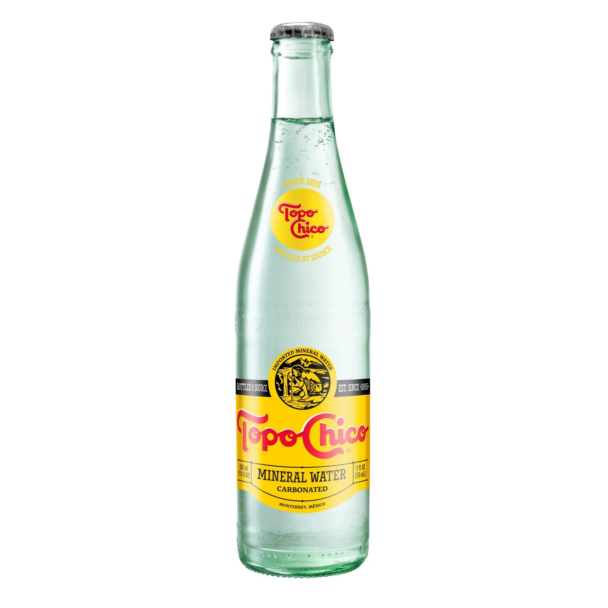 Topo Chico Sparkling Mineral Water — 355 ml Glass