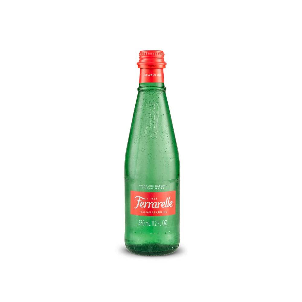 Ferrarelle Sparkling Mineral Water — 330 ml Glass