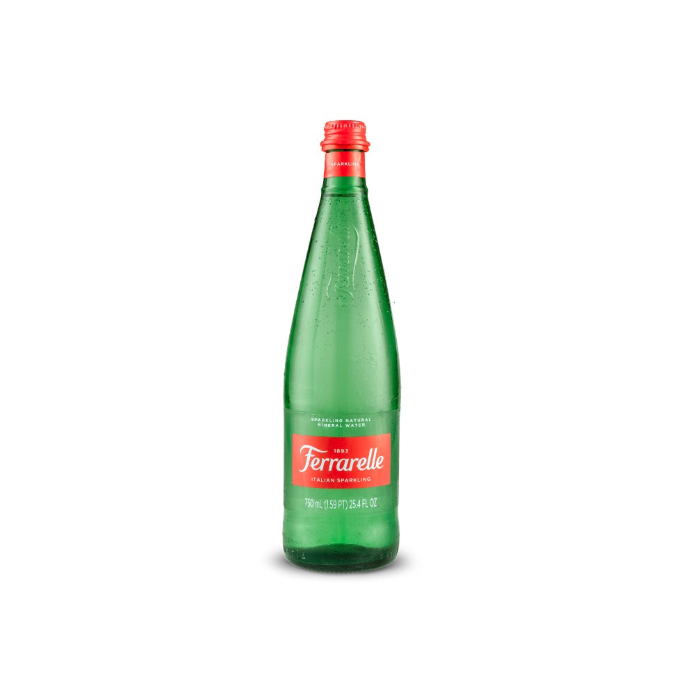 Ferrarelle Sparkling Mineral Water — 750 ml Glass