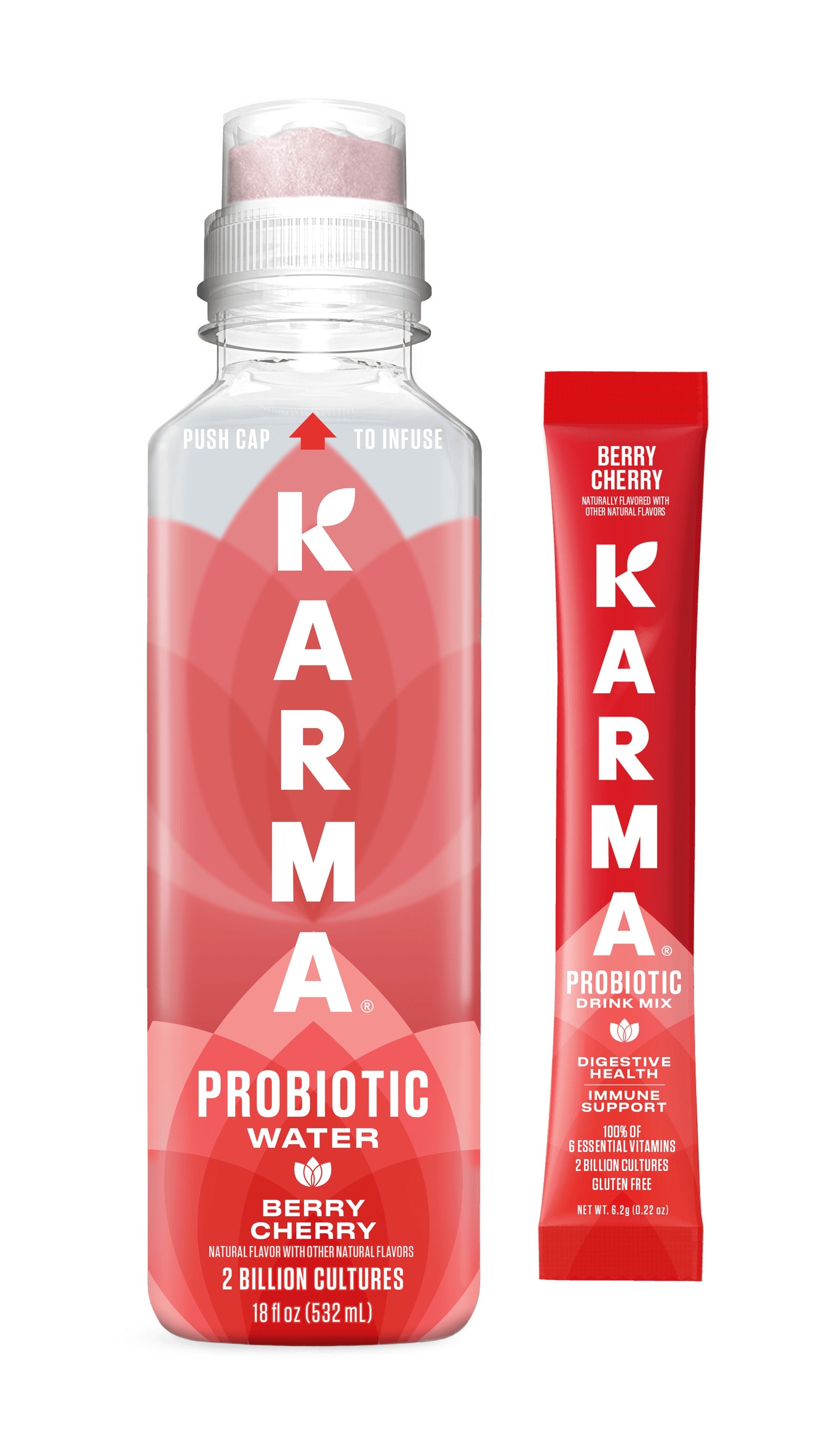 Karma Wellness Water Blackberry Cherry Wellness Water 18 oz