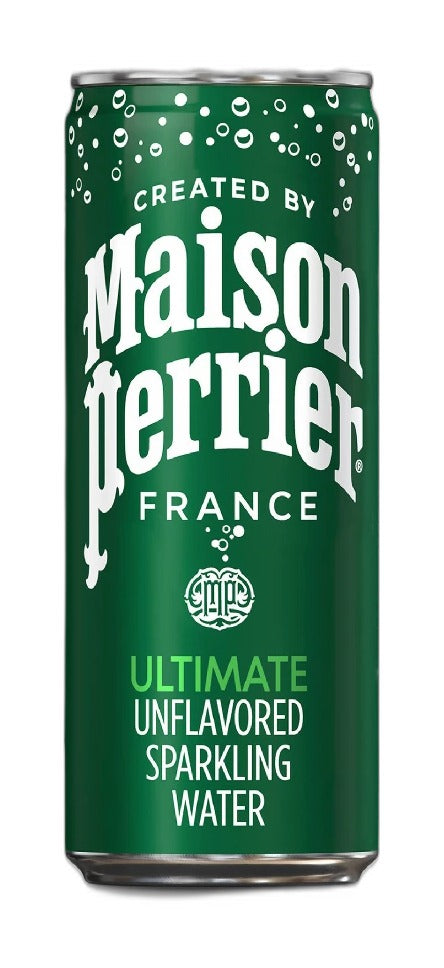 Maison Perrier Sparkling Mineral Water 330 ml — Case of 24, Can
