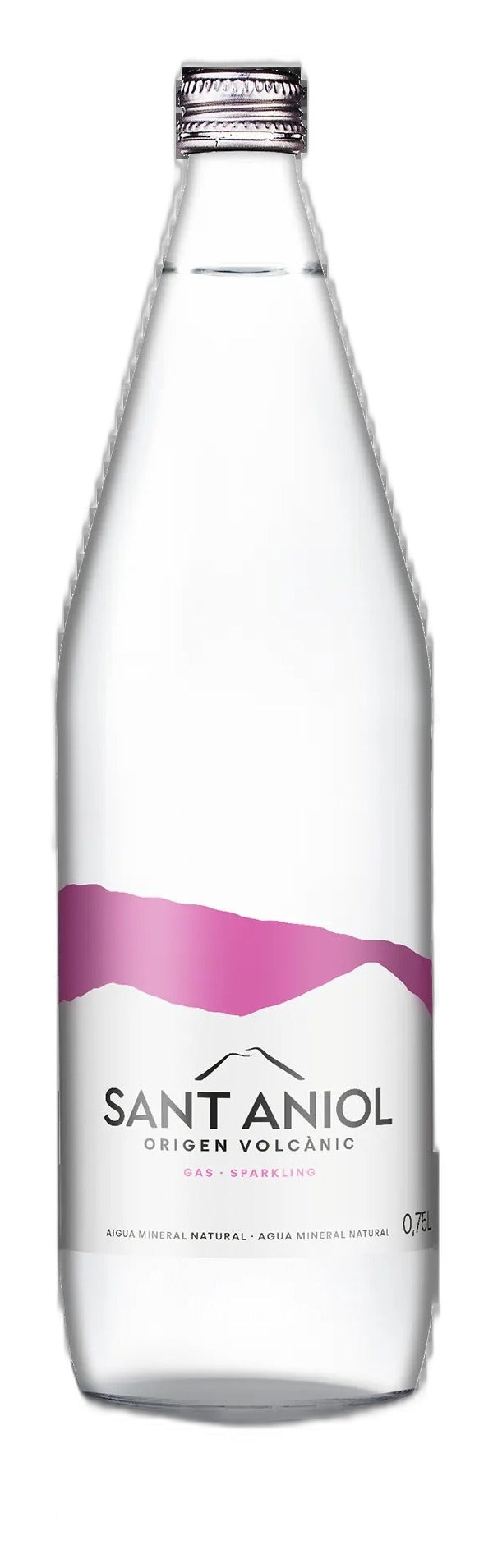 Sant Aniol Classic Sparkling Mineral Water 500 ml — Case of 20, Glass
