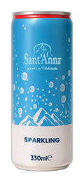 Sant'Anna Frizzante Sparkling Water 330 ml — Case of 12, Can