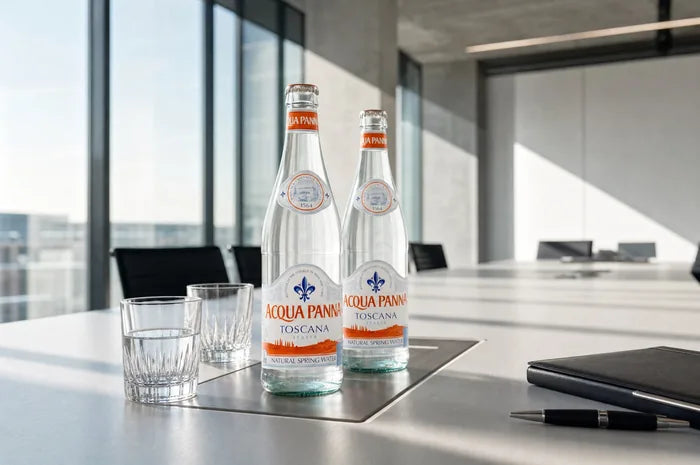 Acqua Panna styled for offices