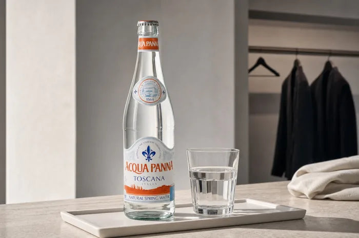 Acqua Panna styled for retail